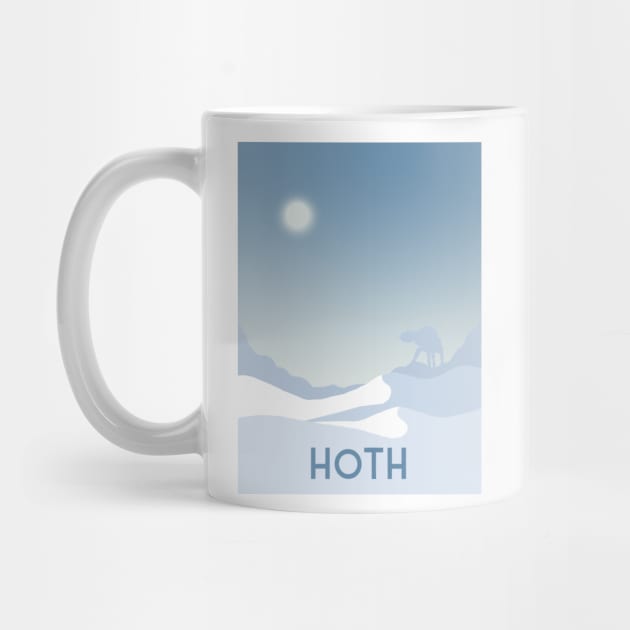Hoth Poster by GarryDeanArt